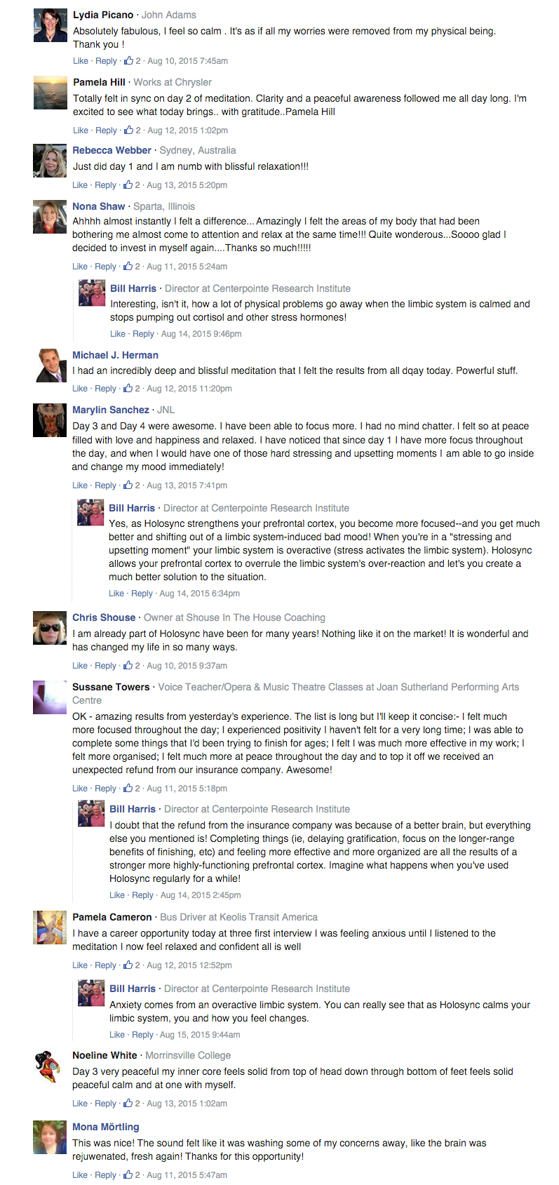 5 Day Challenge | Facebook Comments | Centerpointe Research Institute